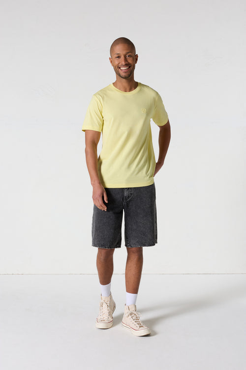 T-shirt à col rond homme en coton Paille Pedro - JOTT - 3