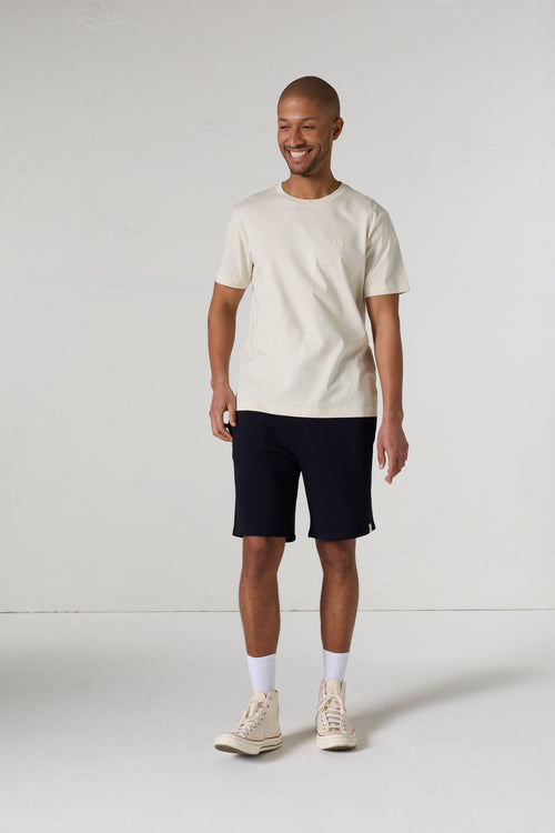 T-shirt à col rond homme en coton Naturel Pedro - JOTT - 3