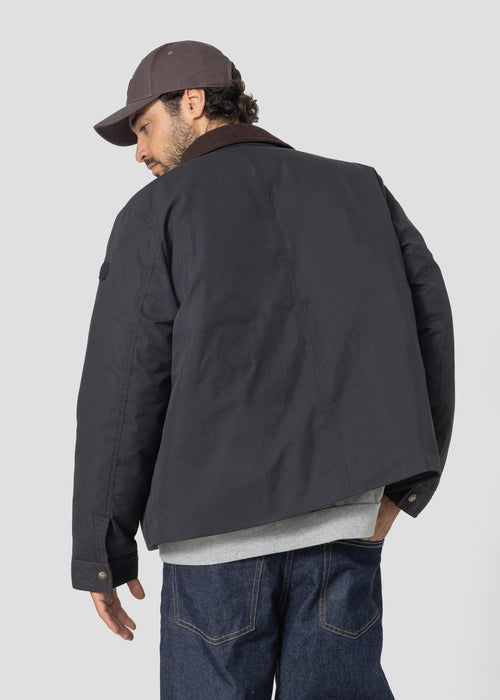 Blouson bi-matière Noir Rico - JOTT - 3