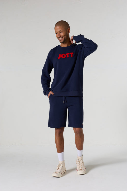 Sweat brodé mixte Marine Sancy - JOTT - 5