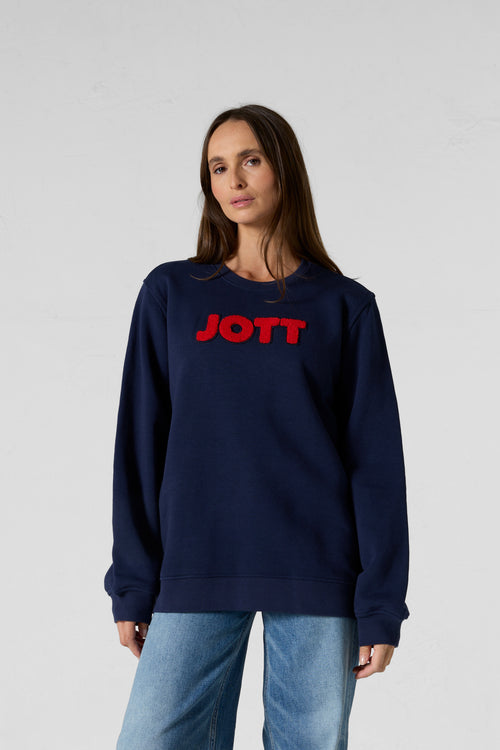 Sweat brodé mixte Marine Sancy - JOTT - 5