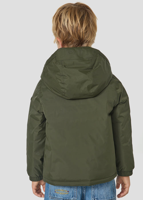 Doudoune enfant réversible Army foncé/Lune bleue Sauda 2.0 - JOTT - 3