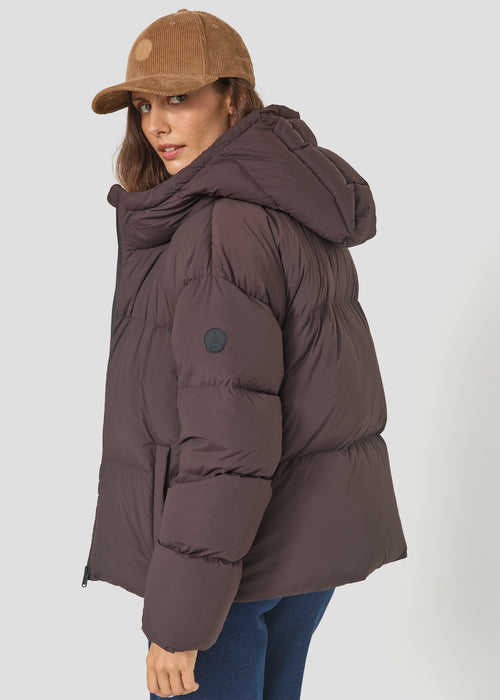 Doudoune oversize Grand Froid Café noir Savia - JOTT - 2