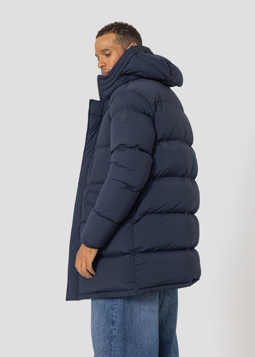 Doudoune Grand Froid stretch mi-longue Bleu nuit Scott
