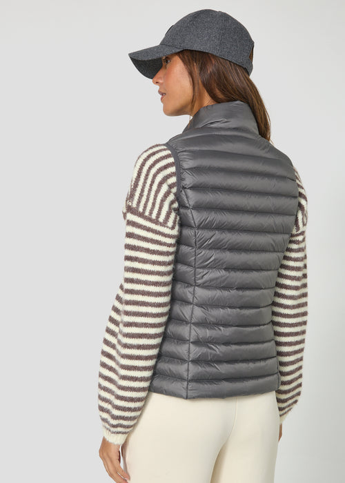 Doudoune légère sans manches Anthracite Seda - JOTT - 3