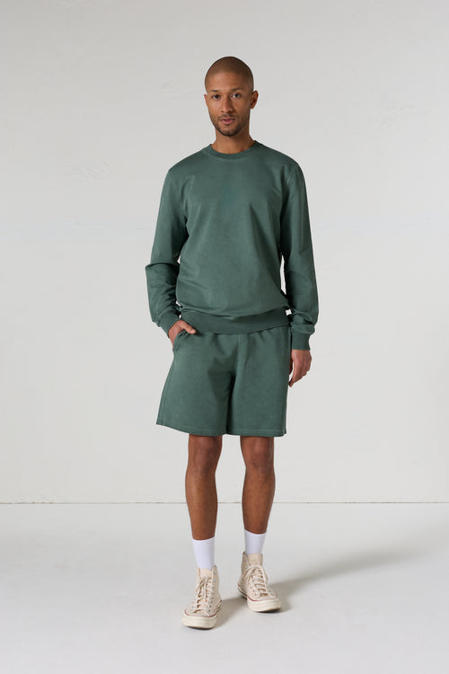 Sweat col rond Vert sauge Sevan - JOTT - 3