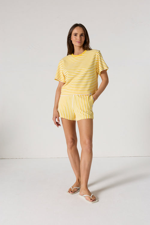 Top éponge Jaune abeille rayé Silica stripe - JOTT - 3