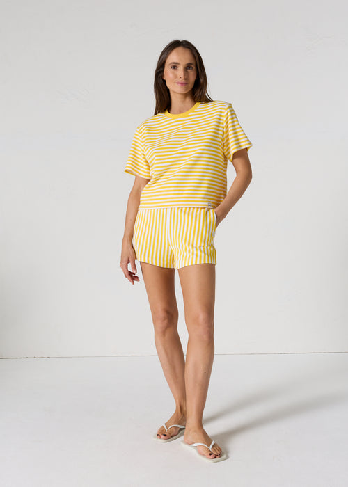 Top éponge Jaune abeille rayé Silica stripe - JOTT - 3