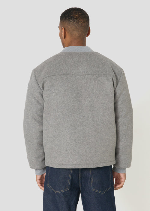 Bomber laine Gris chiné Skanor - JOTT - 3