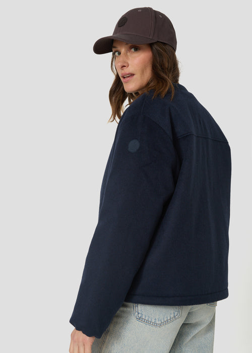Bomber laine Bleu nuit Solna - JOTT - 3