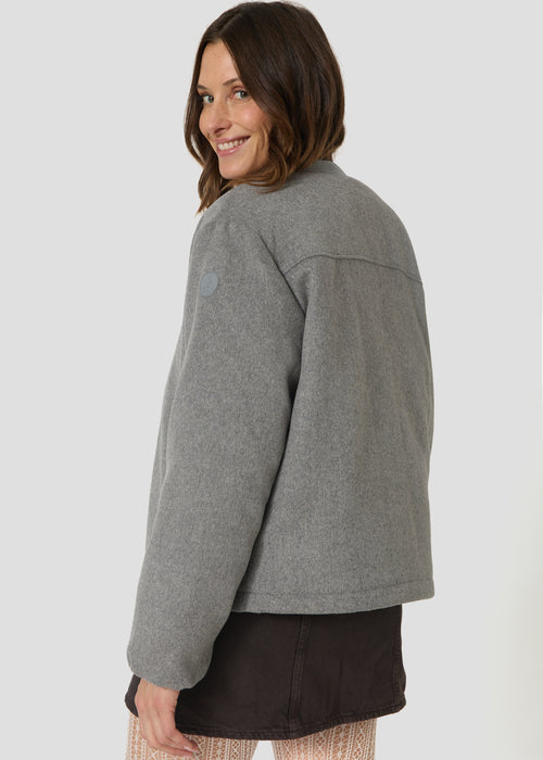 Bomber laine Gris chiné Solna - JOTT - 4