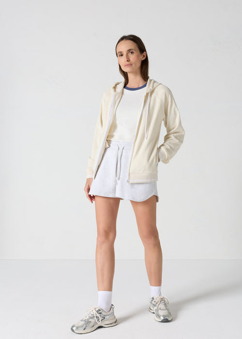 Veste zippée à capuche Naturel Tellin - JOTT - 4
