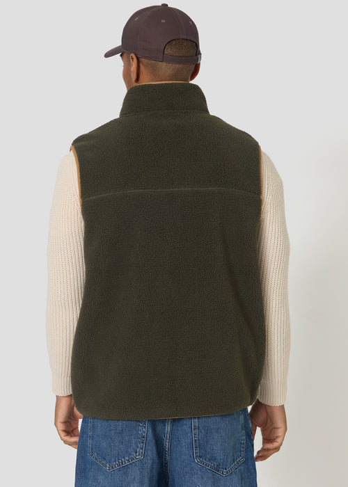Veste polaire sans manches Army foncé Tobias - JOTT - 3