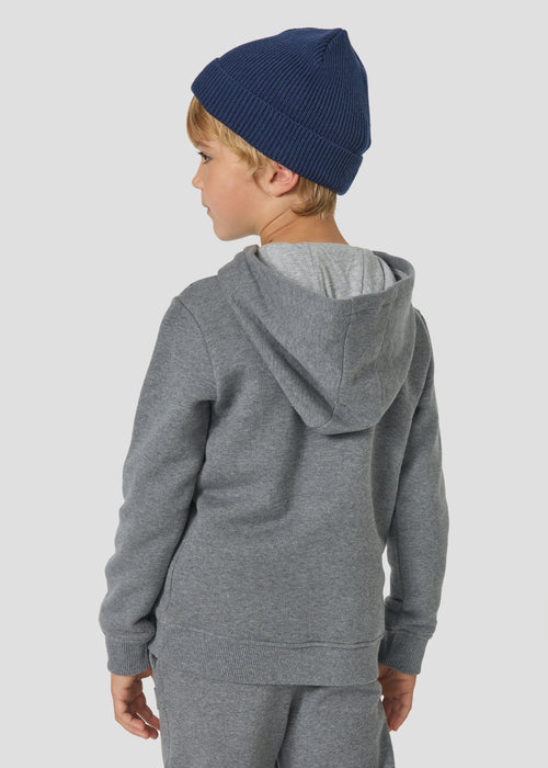 Sweat à capuche enfant Gris chiné foncé Tribo - JOTT - 3