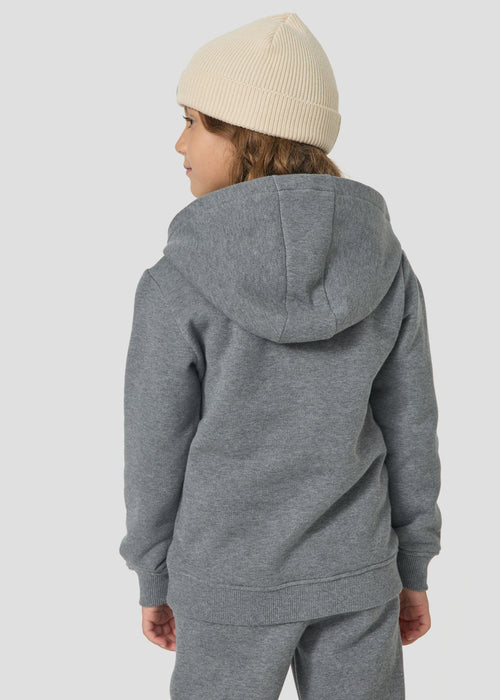 Sweat à capuche enfant Gris chiné foncé Tribo - JOTT - 3