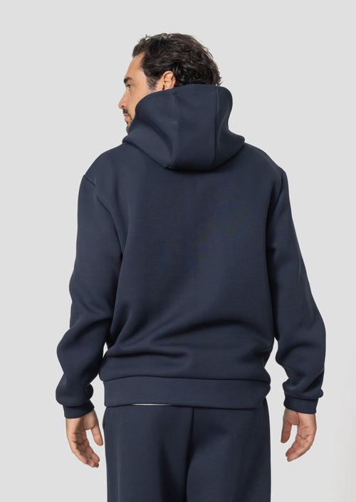 Veste zippée oversize à capuche Bleu nuit Vahe - JOTT - 2