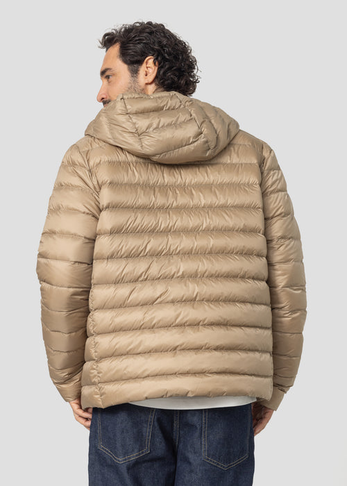 Doudoune légère à capuche Beige fumé Victor - JOTT - 3