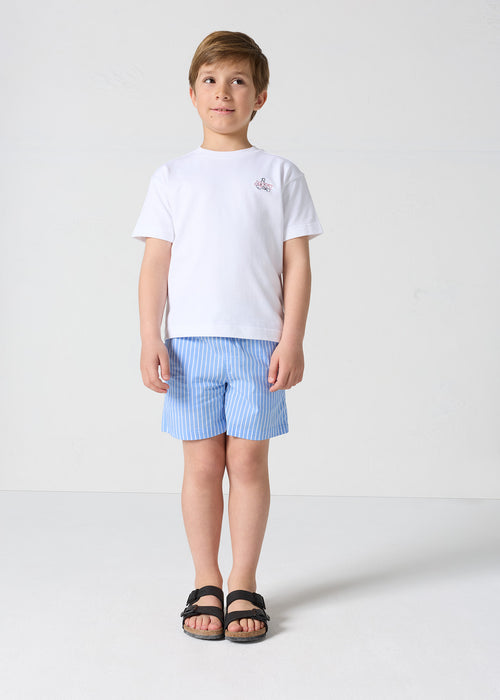 T-shirt enfant col rond Blanc Yuan - JOTT - 3