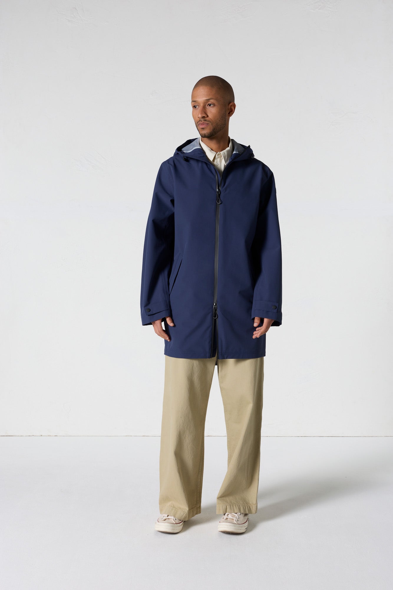 Imperméable mixte mi-long Marine Zerti - JOTT - 3