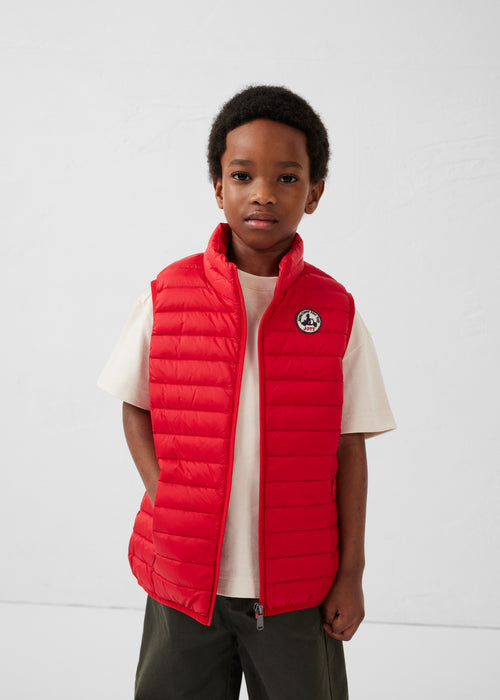 Doudoune sans manches enfant Rouge carmin Zoe - JOTT - 3