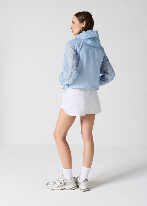 Coupe-vent court Cendre marine Ally - JOTT - 5