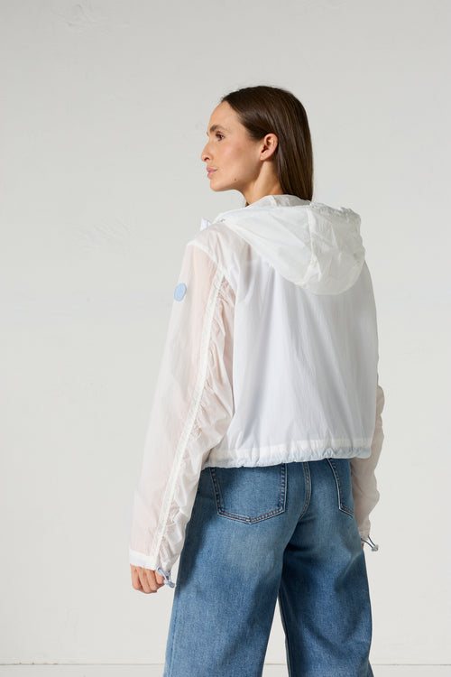 Coupe-vent court Cendre marine Ally - JOTT - 4