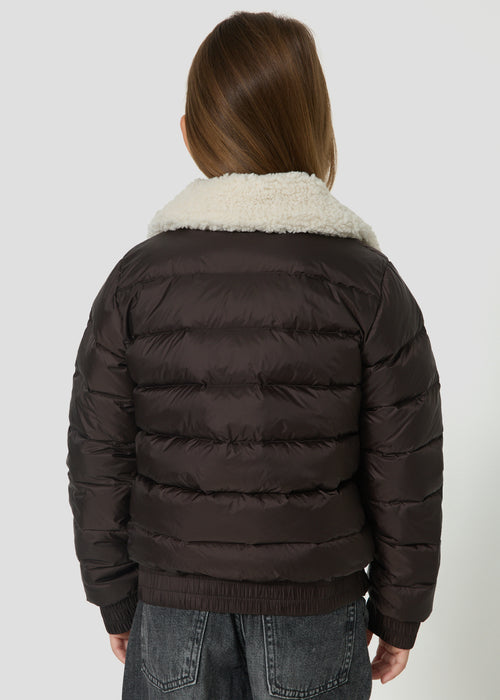 Doudoune enfant aviateur Café noir Bass - JOTT - 4