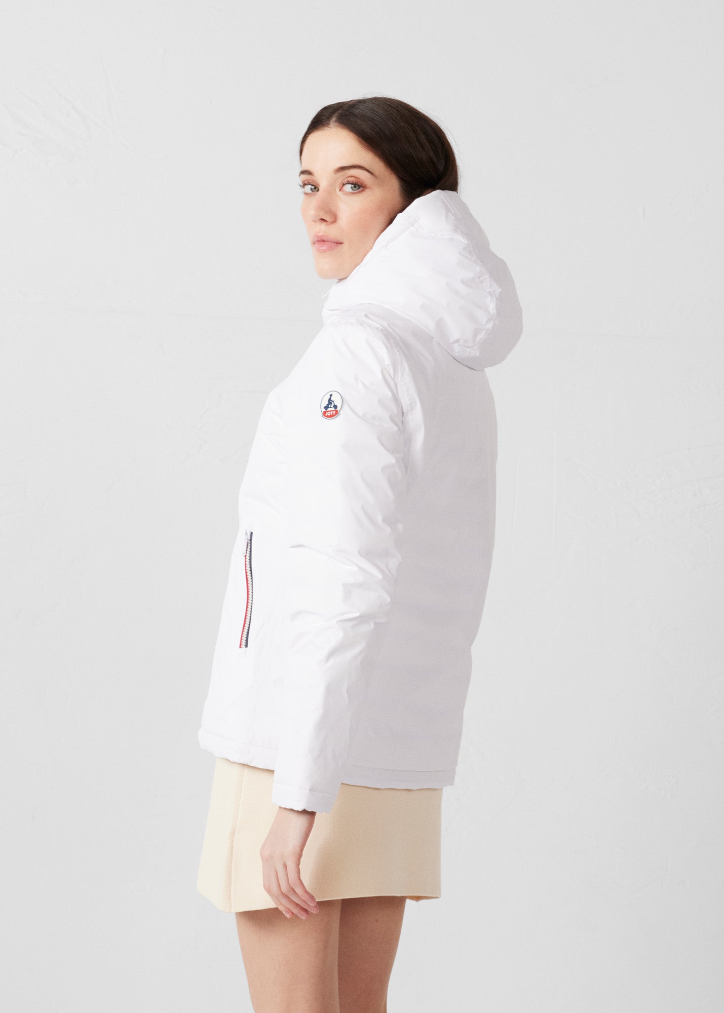 Doudoune réversible Blanc/Beige Bergame - JOTT - 5