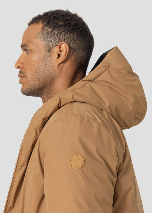 Doudoune réversible Caramel dust/Plomb Brummen 2.0 - JOTT - 2