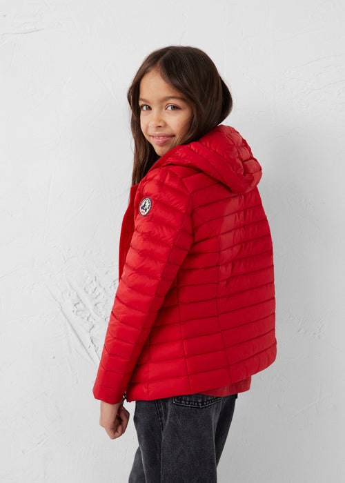 Doudoune légère à capuche enfant Rouge carmin Carla - JOTT - 4