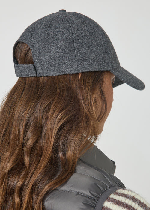 Casquette en laine Gris chiné foncé Celian - JOTT - 2