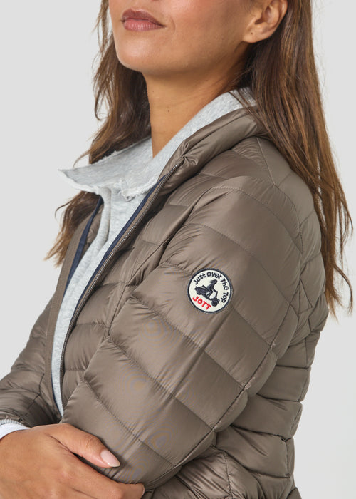 Doudoune légère Taupe Cha - JOTT - 4