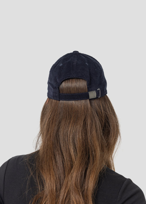 Casquette en velours Bleu nuit Cirrus - JOTT - 2