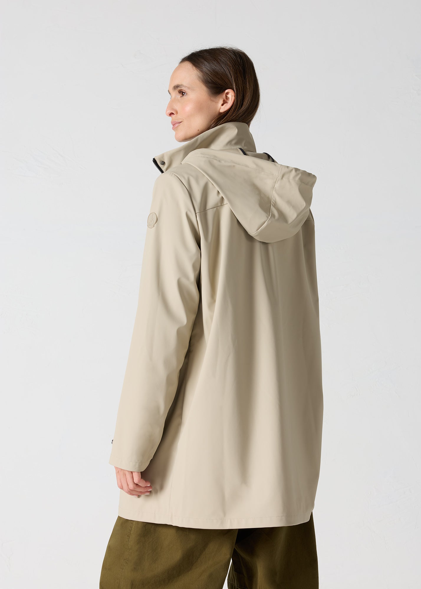Coupe-vent mi-long Beige Denisa - JOTT - 4