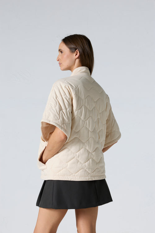 Doudoune manches 3/4 Vanille sucrée Dita - JOTT - 4