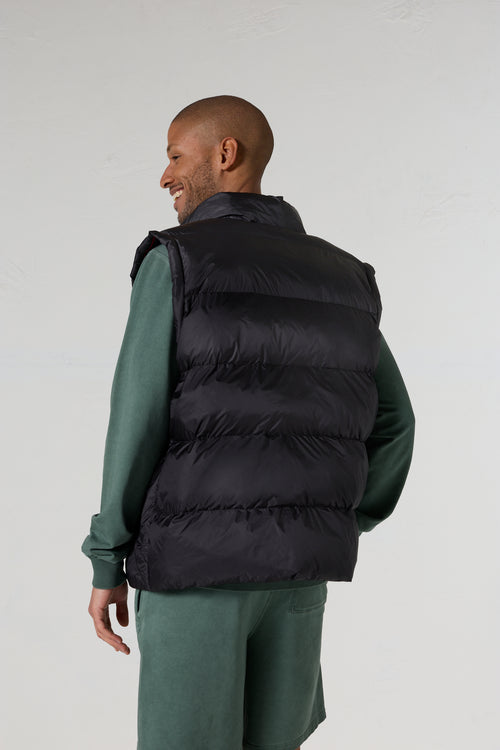 Doudoune sans manches oversize Noir Ezio - JOTT - 4