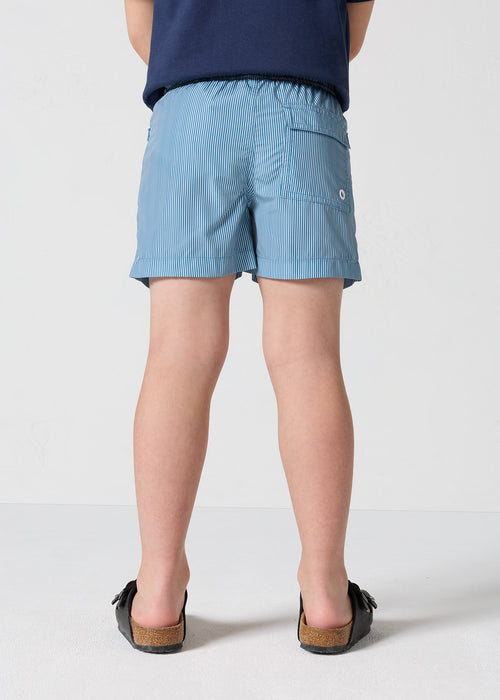 Maillot de bain enfant Bleu jeans rayé Grant stripe - JOTT - 4