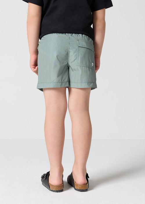 Maillot de bain enfant Vert sauge rayé Grant stripe - JOTT - 3