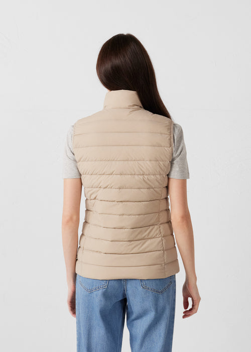 Doudoune sans manches stretch Beige Grenada - JOTT - 4