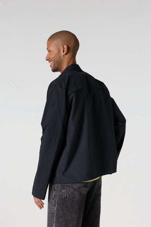 Veste légère col chemise Noir Guy - JOTT - 4