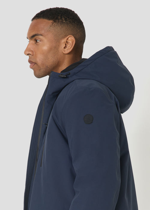 Imperméable polaire mi-long Bleu nuit Hatton - JOTT - 5