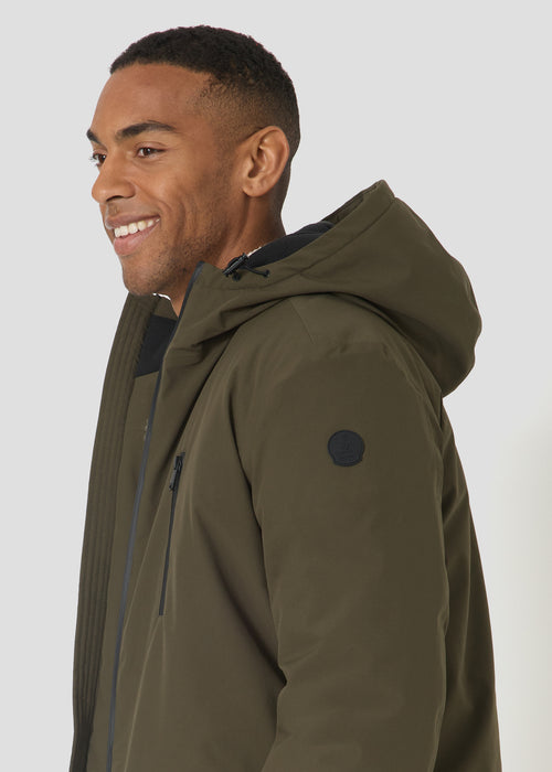Imperméable polaire mi-long Army foncé Hatton - JOTT - 4
