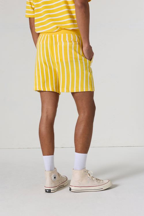 Short éponge Jaune abeille rayé Jet stripe - JOTT - 2