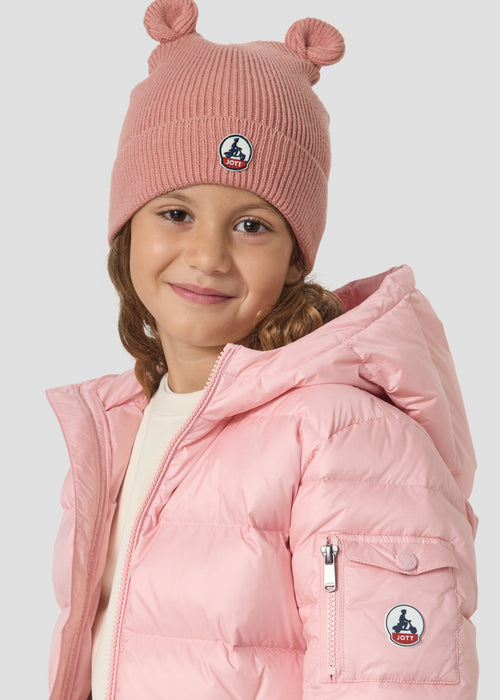 Doudoune enfant à capuche Grand Froid Pétale doux Kazan - JOTT - 4