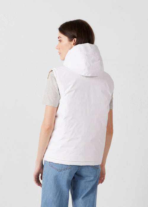 Doudoune sans manches réversible Blanc/Beige Laren - JOTT - 4
