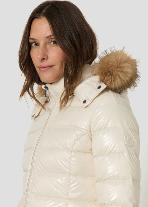 Doudoune à capuche Grand Froid Naturel Luxe laquée - JOTT - 4