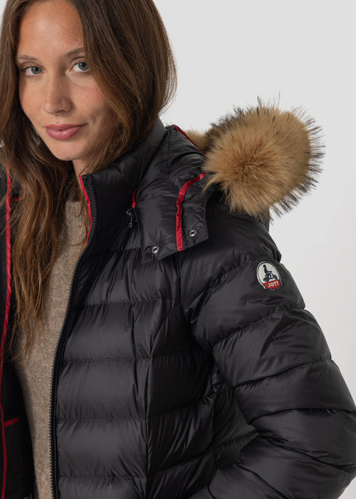 Doudoune à capuche Grand Froid Noir Luxe - JOTT - 4