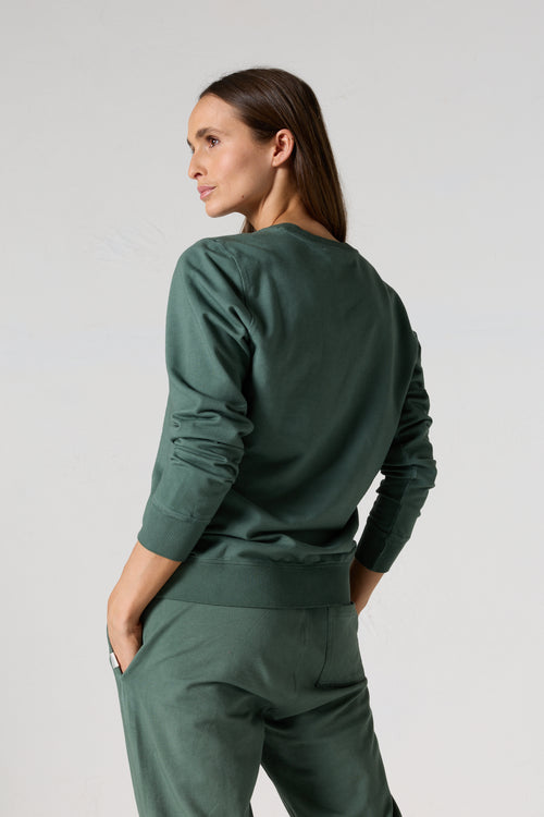 Sweat col rond Vert sauge Maida - JOTT - 4