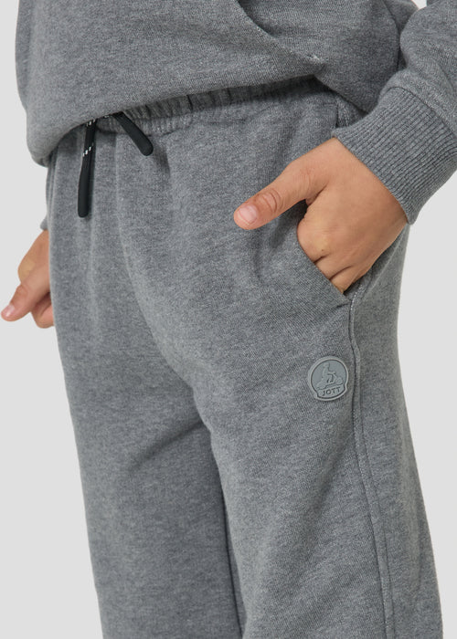 Pantalon de jogging enfant Gris chiné foncé Maloe - JOTT - 4