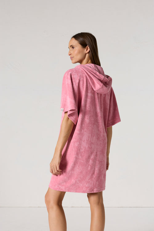 Robe éponge à capuche Pink antique Pearl - JOTT - 4